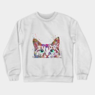 Peeking cat Crewneck Sweatshirt